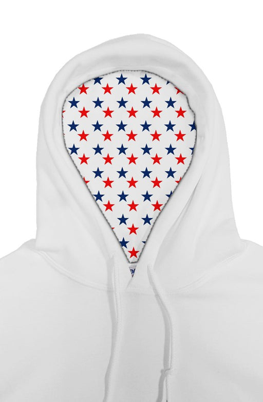 iWebCart - USA Flag Peace Symbol Pullover Hoody