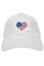 iWebCart - American Flag Heart Soft Baseball Cap