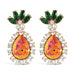 iWebCart - Pineapple Drop Earrings